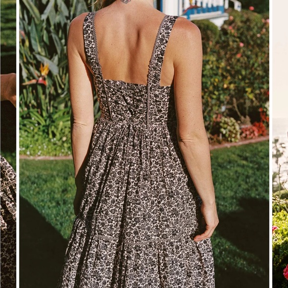 Christy Dawn Adele Dress in Daisy Black - Picture 2 of 10